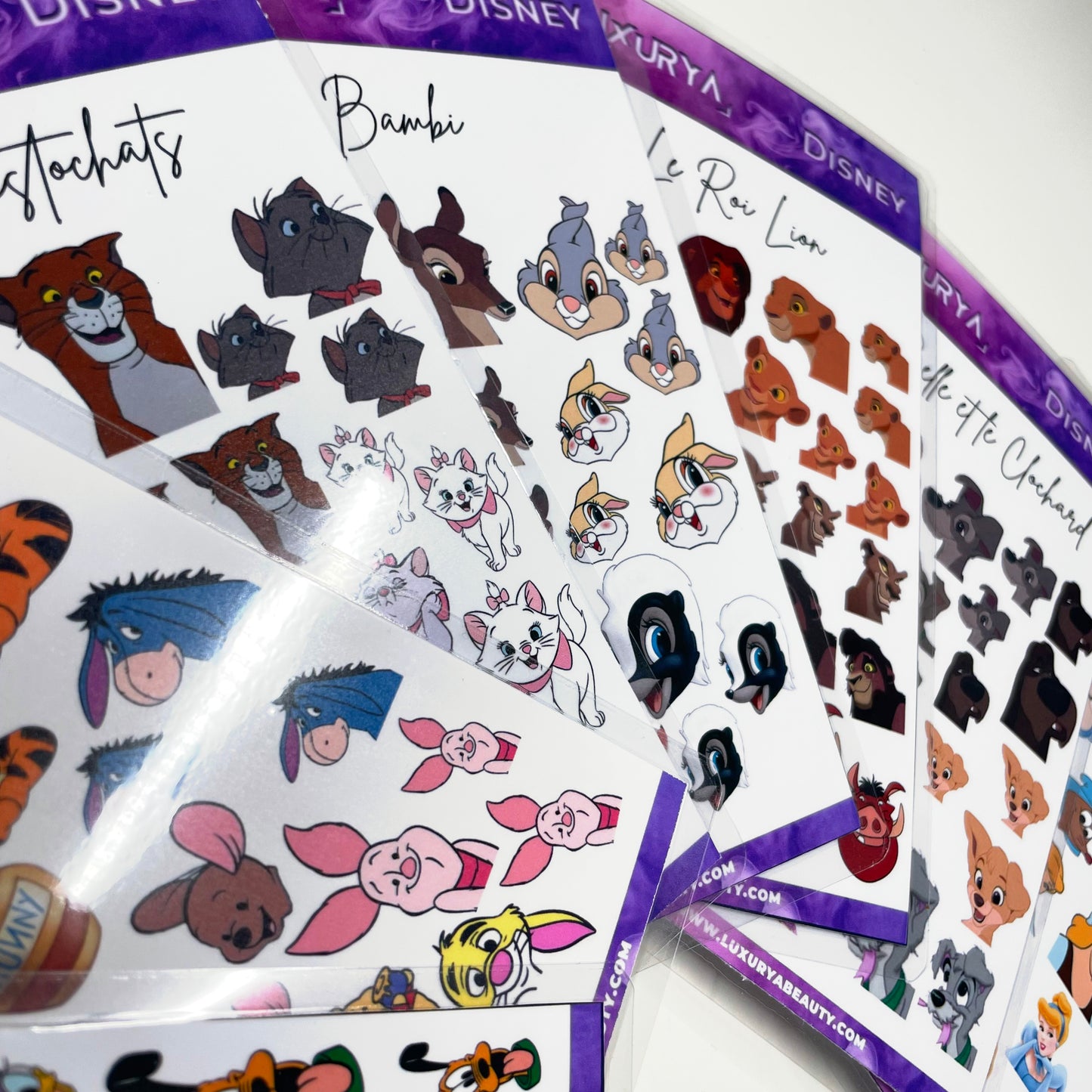 Classeur Disney - Feuilles d'entrainement Nail Art Disney